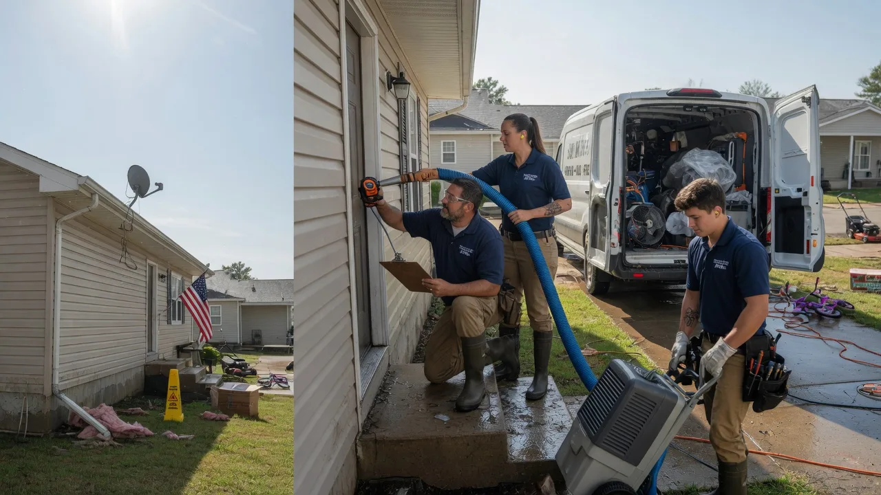 Ceiling Water Damage Restoration in Humeston, IA near me